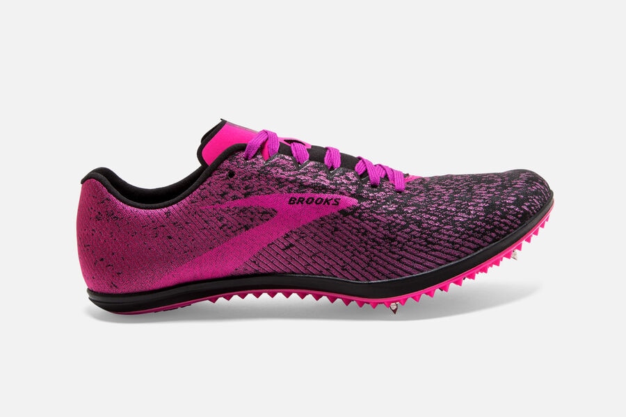 Zapatillas Trail Brooks Mach 19 Mujer Negras/Rosas Ofertas OCVN85603